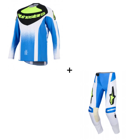 Мотокрос екип Alpinestars TECHSTAR KNIF BLUE/BLK/YL - 2 Части Мотокрос екип Alpinestars TECHSTAR KNIF BLUE/BLK/YL - 2 Части