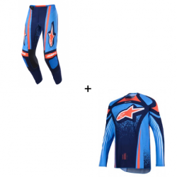 Мотокрос екип ALPINESTARS TECHSTAR NOMUR NAVY/OR/BLU - 2 Части