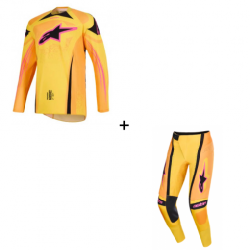 Мотокрос екип ALPINESTARS TECHSTAR NOMUR OR/YL/PINK - 2 Части Мотокрос екип ALPINESTARS TECHSTAR NOMUR OR/YL/PINK - 2 Части