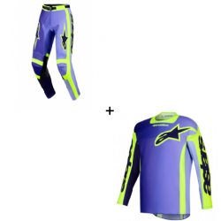 Мотокрос екип Alpinestars Racer Portl PURPLE/YELLOW - 2 Части