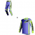 Мотокрос екип Alpinestars Racer Portl PURPLE/YELLOW - 2 Части thumb