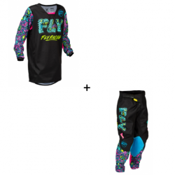 Детска мотокрос екипировка FLY RACING Kinetic Mutant Youth - Black/Mult Детска мотокрос екипировка FLY RACING Kinetic Mutant Youth - Black/Mult