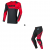 Мотокрос екипировка O`NEAL ELEMENT RACEWEAR BLACK/RED V.26 - 2 части  thumb