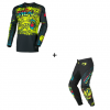 Детска мотокрос екипировка O'NEAL ELEMENT RANCID BLACK/NEON YELLOW V.26 - 2 части 