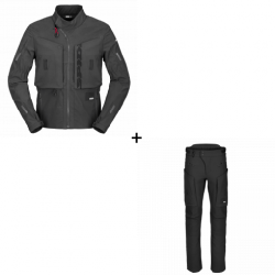 Мото екип SPIDI FRONTIER THERMORAIN BLACK - 2 части Мото екип SPIDI FRONTIER THERMORAIN BLACK - 2 части