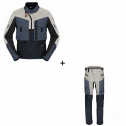 Мото екип SPIDI FRONTIER ICE/BLUE - 2 части