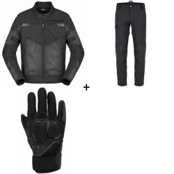 Мото екип SPIDI TOUR NET BLACK - 3 части