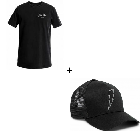 Комплект JOHN DOE JD LETTERING BK - 2 части Комплект JOHN DOE JD LETTERING BK - 2 части