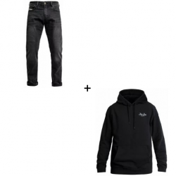 Мото екип JOHN DOE JD LETTERING BK - 2 части