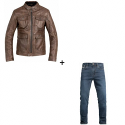 Мото екипировка JOHN DOE DRIFTER Brown - 2 части