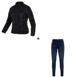 Дамски комплект JOHN DOE AERO MESH BLACK - 2 части