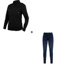 Дамски комплект JOHN DOE BLACK - 2 части