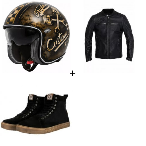 Комплект каска PREMIER Vintage OP 9 - 3 части Комплект каска PREMIER Vintage OP 9 - 3 части