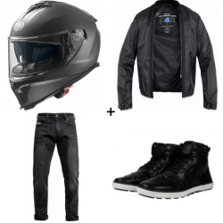 Комплект каска PREMIER DEVIL CARBON - 4 части