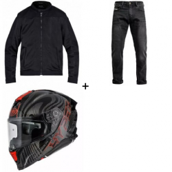 Комплект каска PREMIER Hyper Carbon PS 2 - 3 части