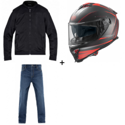 Комплект каска PREMIER TYPHOON FR 92 BM - 3 части