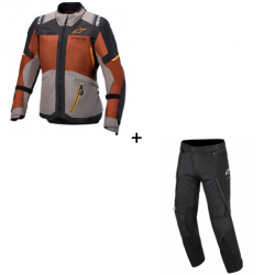 Мото екип ALPINESTARS Andes v4 Drystar® WALNUT/RUST/BK - 2 части
