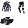 Детски мотокрос екип Alpinestars FLUID LAHND IRON CAMO - 3 части