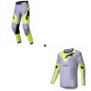 Мотокрос екип ALPINESTARS RACER VEIL GRAY/YELLOW - 2 части