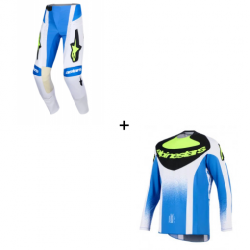 Мотокрос екип ALPINESTARS TECHSTAR KNIF BLUE/BLK/YL - 2 части