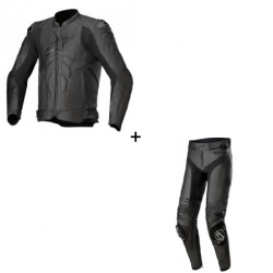 Кожен мото екип ALPINESTARS DUSK BLACK - 2 части Кожен мото екип ALPINESTARS DUSK BLACK - 2 части