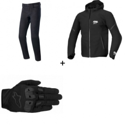 Мото комплект ALPINESTARS RADON R BLACK - 3 части Мото комплект ALPINESTARS RADON R BLACK - 3 части