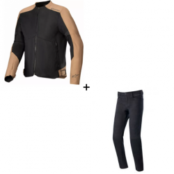 Комплект лятно мото яке ALPINESTARS C-1 AIR BK/SD - 2 части Комплект лятно мото яке ALPINESTARS C-1 AIR BK/SD - 2 части