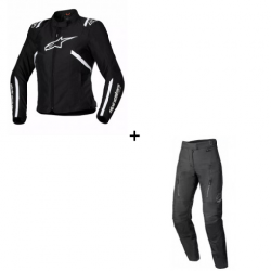 Комплект дамско яке ALPINESTARS ALPINESTARS STELLA T-SPS v2 WP BLK/WHT - 2 части Комплект дамско яке ALPINESTARS ALPINESTARS STELLA T-SPS v2 WP BLK/WHT - 2 части