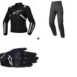 Комплект дамско яке ALPINESTARS ALPINESTARS STELLA T-SPS v2 WP BLK/WHT - 3 части Комплект дамско яке ALPINESTARS ALPINESTARS STELLA T-SPS v2 WP BLK/WHT - 3 части