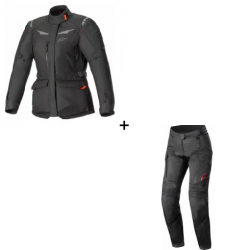 Комплект дамско яке ALPINESTARS Stella ST-1 Waterproof BLACK -  2 части