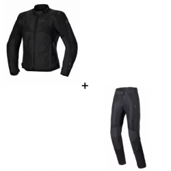 Комплект дамско яке ALPINESTARS Stella T-Jaws V4 Waterproof BLACK - 2 бр Комплект дамско яке ALPINESTARS Stella T-Jaws V4 Waterproof BLACK - 2 бр