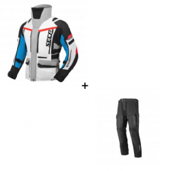 Мото комплект SECA ARRAKIS III GREY/BLUE/RED - 2 части