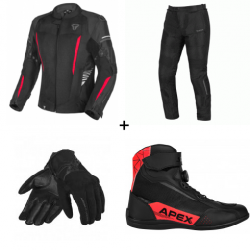 Мото комплект  SECA AERO PRO RED - 4 части