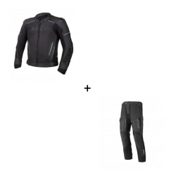 Комплект мото яке SECA HOOLIGAN AIR BLACK - 2 части