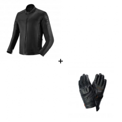 Комплект кожено мото яке SECA WANTED II BLACK - 2 части Комплект кожено мото яке SECA WANTED II BLACK - 2 части