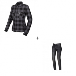 Комплект дамска протекторна риза SECA MARSHAL II LADY GRAY - 2 части