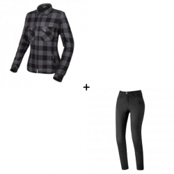 Комплект дамска протекторна риза SECA MARSHAL II LADY GRAY - 2 части