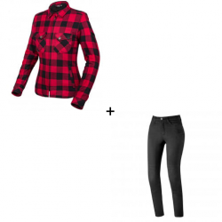 Комплект дамска протекторна риза SECA MARSHAL II LADY RED - 2 части