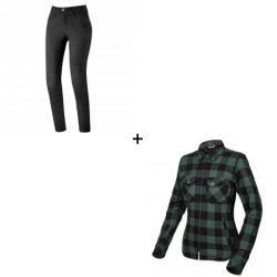 Комплект дамска протекторна риза SECA MARSHAL II LADY GREEN - 2 части