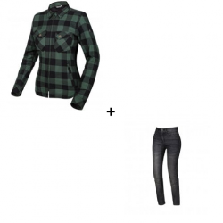 Комплект дамска протекторна риза SECA MARSHAL II LADY GREEN - 2 части