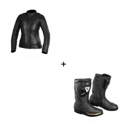 Комплект ДАМСКО КОЖЕНО ЯКЕ SECA BONNEVILLE BLACK - 2 части Комплект ДАМСКО КОЖЕНО ЯКЕ SECA BONNEVILLE BLACK - 2 части