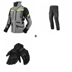 Комплект ДАМСКО ТЕКСТИЛНО ЯКЕ SECA ARRAKIS III TITANIUM/NEON YELLOW - 3 части