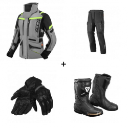 Комплект ДАМСКО ТЕКСТИЛНО ЯКЕ SECA ARRAKIS III TITANIUM/NEON YELLOW - 4 части