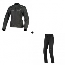 Комплект дамско текстилно яке SECA JESSICA III BLACK - 2 части