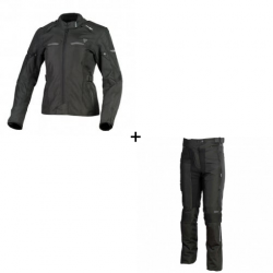 Комплект дамско текстилно яке SECA JESSICA III BLACK - 3 части