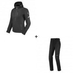 Комплект дамско софтшел мото яке SECA DISTRICT LADY BLACK - 2 части Комплект дамско софтшел мото яке SECA DISTRICT LADY BLACK - 2 части