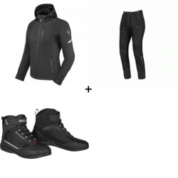 Комплект дамско софтшел мото яке SECA DISTRICT LADY BLACK - 3 части Комплект дамско софтшел мото яке SECA DISTRICT LADY BLACK - 3 части