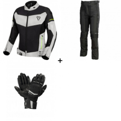 Комплект дамско текстилно яке SECA STREAM EVO LADY GRAY - 3 части