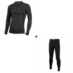 Комплект термо блуза SECA S-COOL BLACK - 2 части