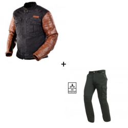 Мото комплект Trilobite 964 Acid Scrambler DENIM BROWN - 2 части Мото комплект Trilobite 964 Acid Scrambler DENIM BROWN - 2 части